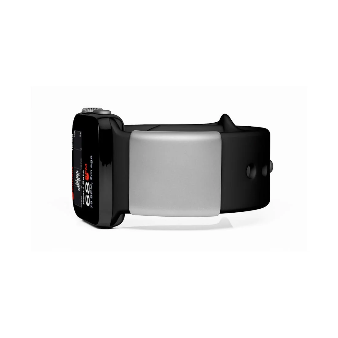 Placa en Acero Inoxidable Apple Watch ID