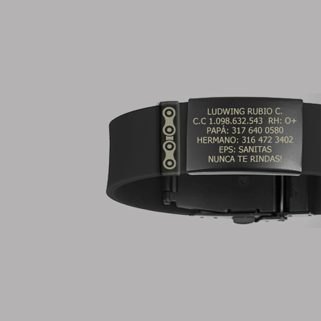 Mini Tag en Acero Inoxidable para Elite y Special 18MM – Cadena
