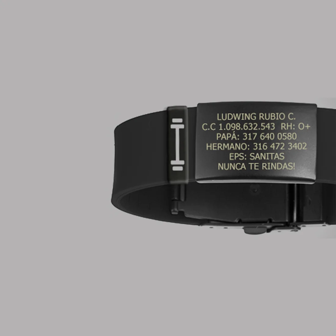 Mini Tag en Acero Inoxidable para Elite y Special 18MM – Barra